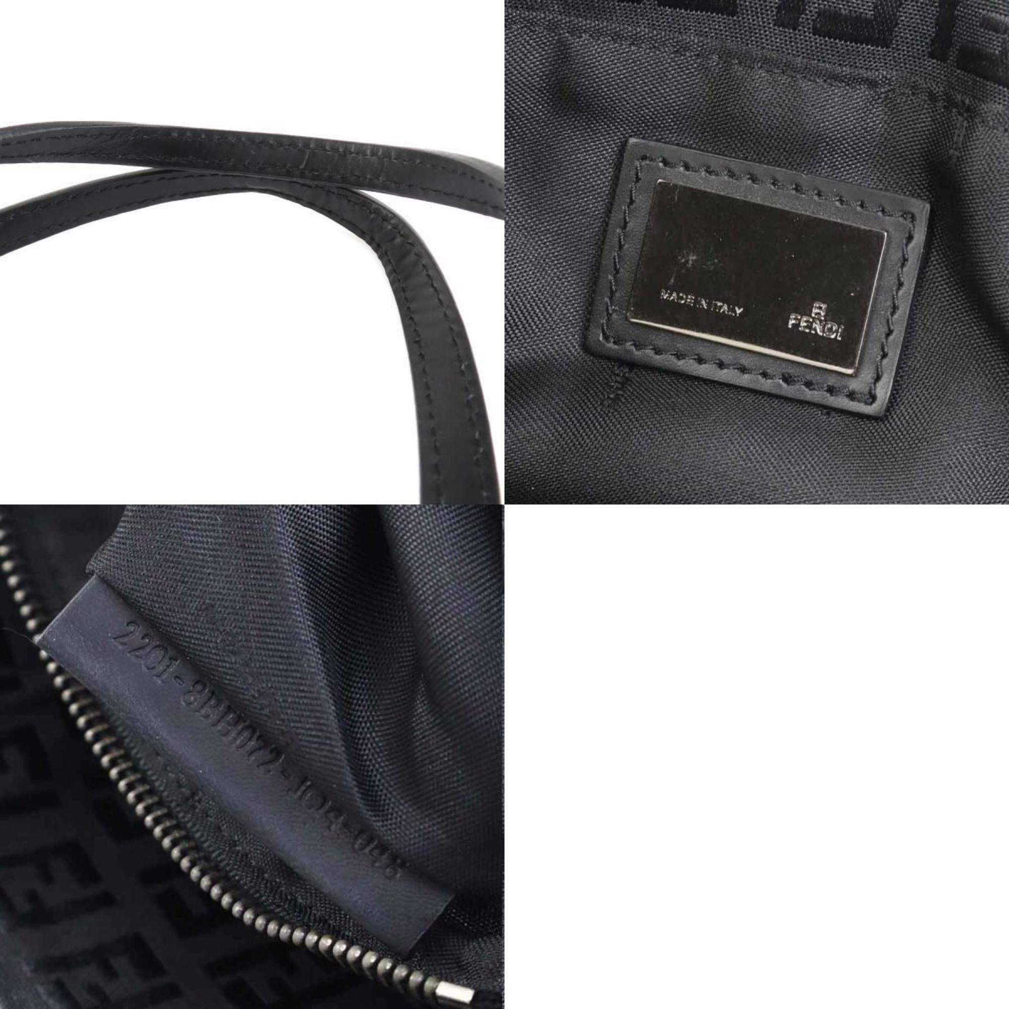 Fendi FENDI Zucchino Nylon Canvas Handbag Black Women's 56178a Size ONE SIZE - 5 Thumbnail