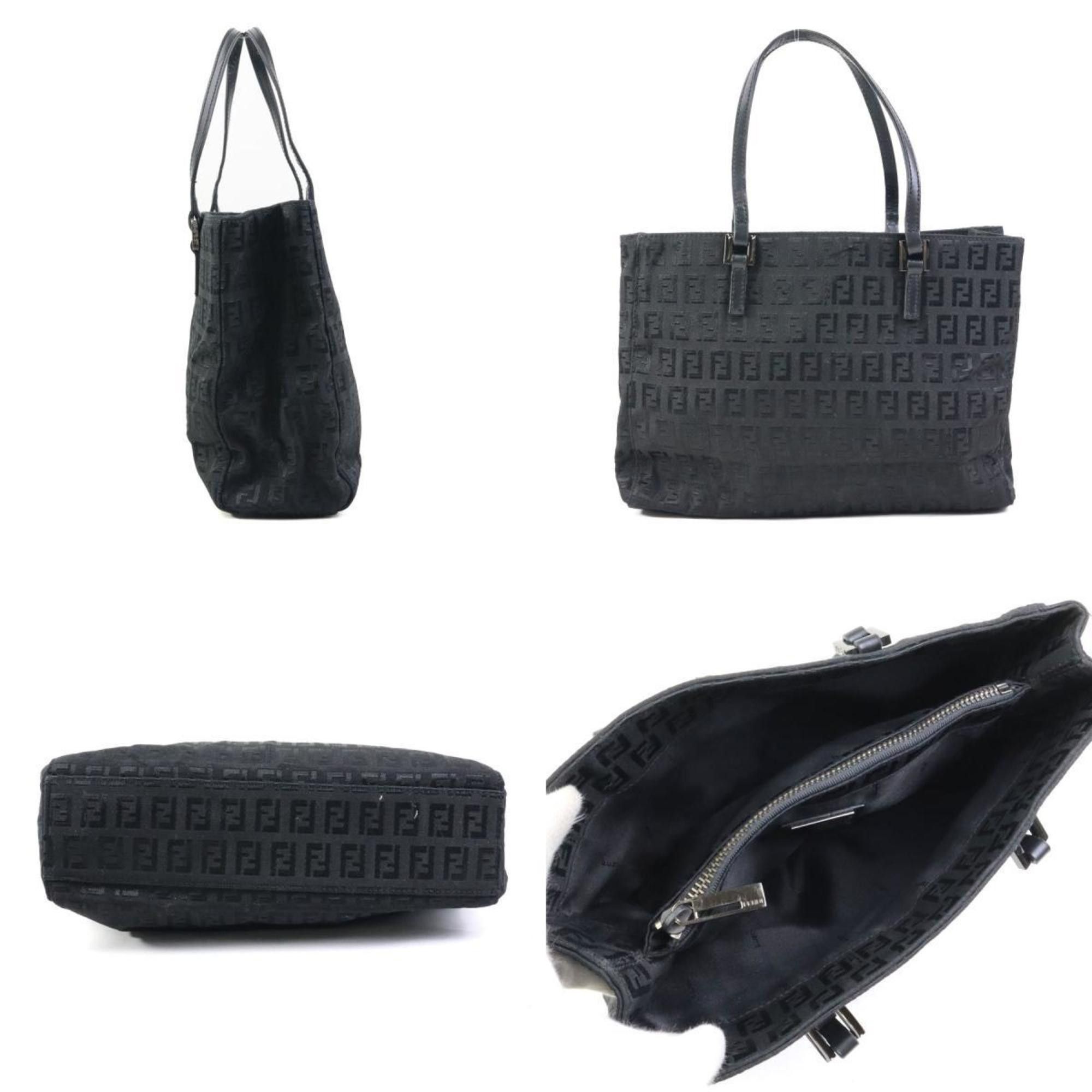 Fendi FENDI Zucchino Nylon Canvas Handbag Black Women's 56178a Size ONE SIZE - 2 Thumbnail