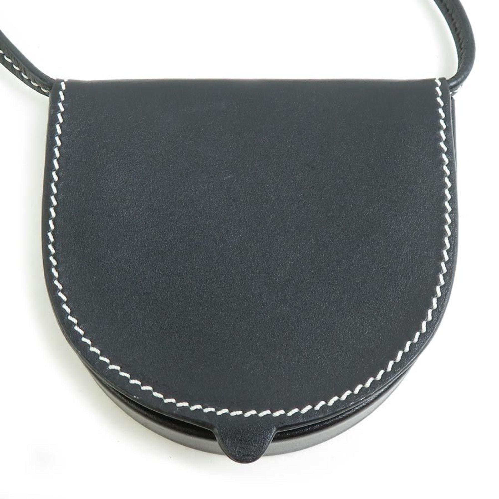 Loewe LOEWE Wallet/Coin Case Heel Pouch Leather Black Women's e60519a Size ONE SIZE - 3 Thumbnail
