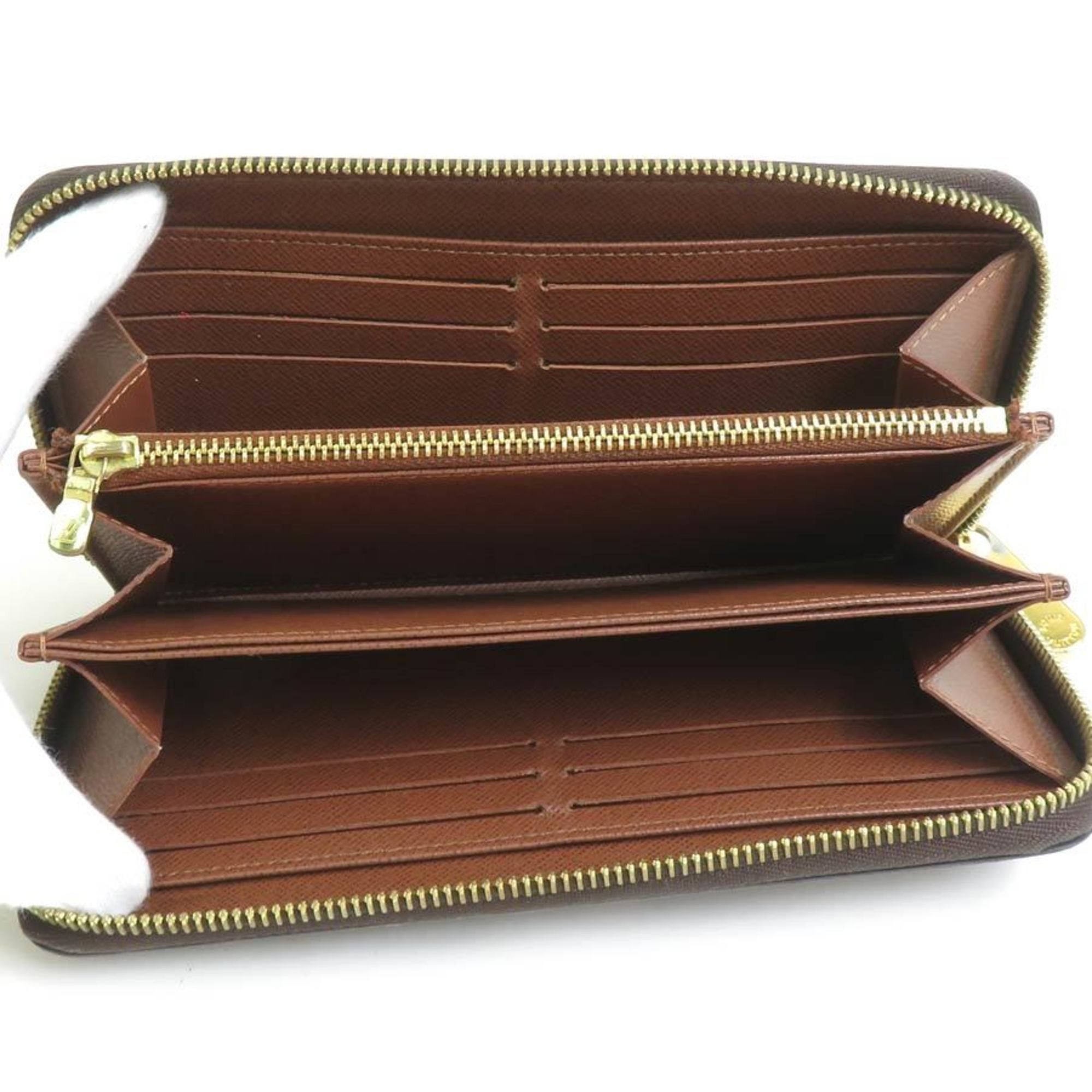 Louis Vuitton Louis Vuitton Round Long Wallet Monogram Zippy Canvas Brown Men's Women's M42616 h31248a Size ONE SIZE - 3 Thumbnail