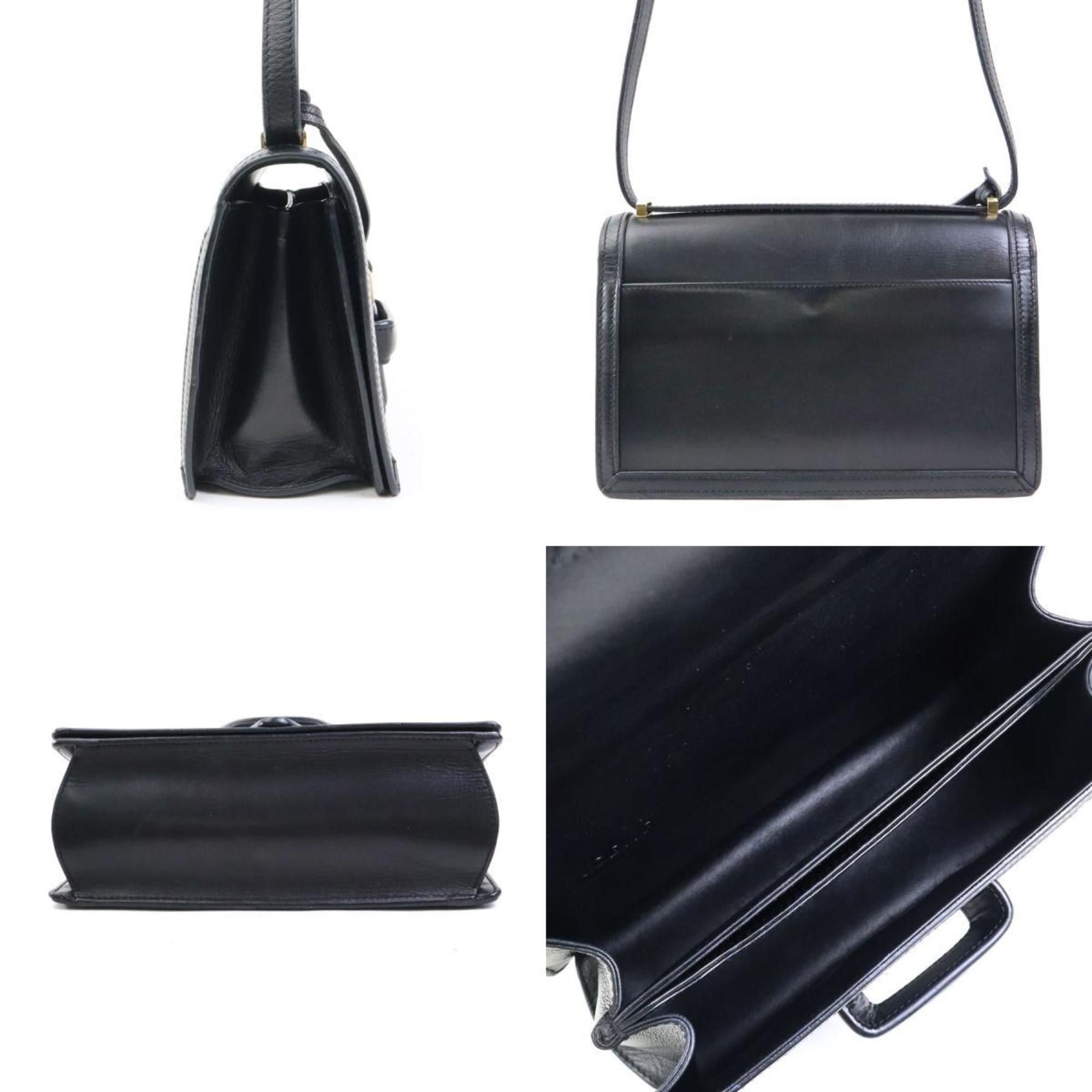 Loewe LOEWE shoulder bag Barcelona leather black gold ladies e60511a Size ONE SIZE - 2 Thumbnail