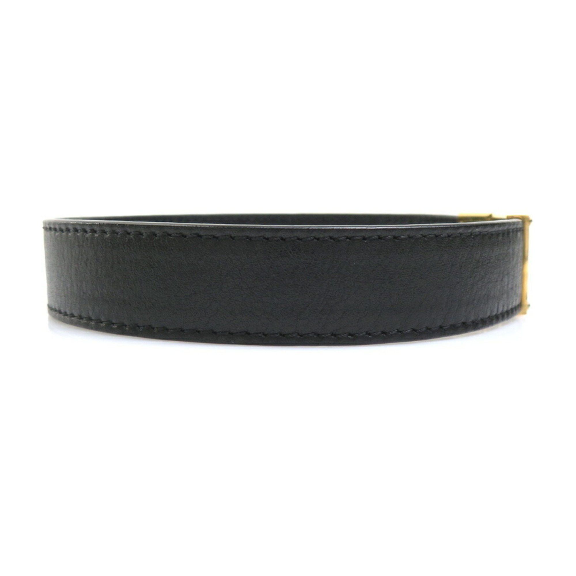 Celine CELINE choker leather black women's 56197g Size ONE SIZE - 2 Thumbnail