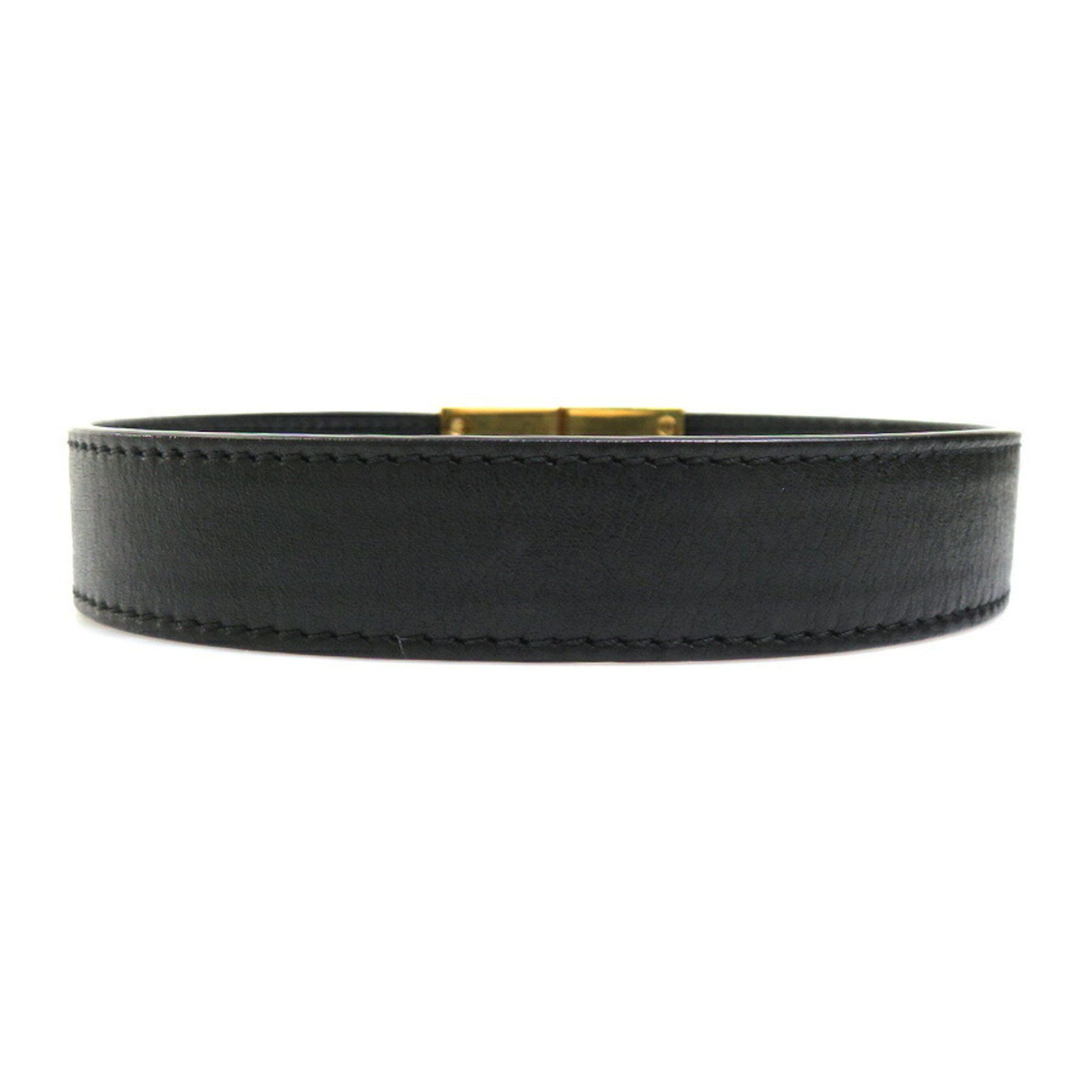 Celine CELINE choker leather black women's 56197g Size ONE SIZE - 3 Thumbnail