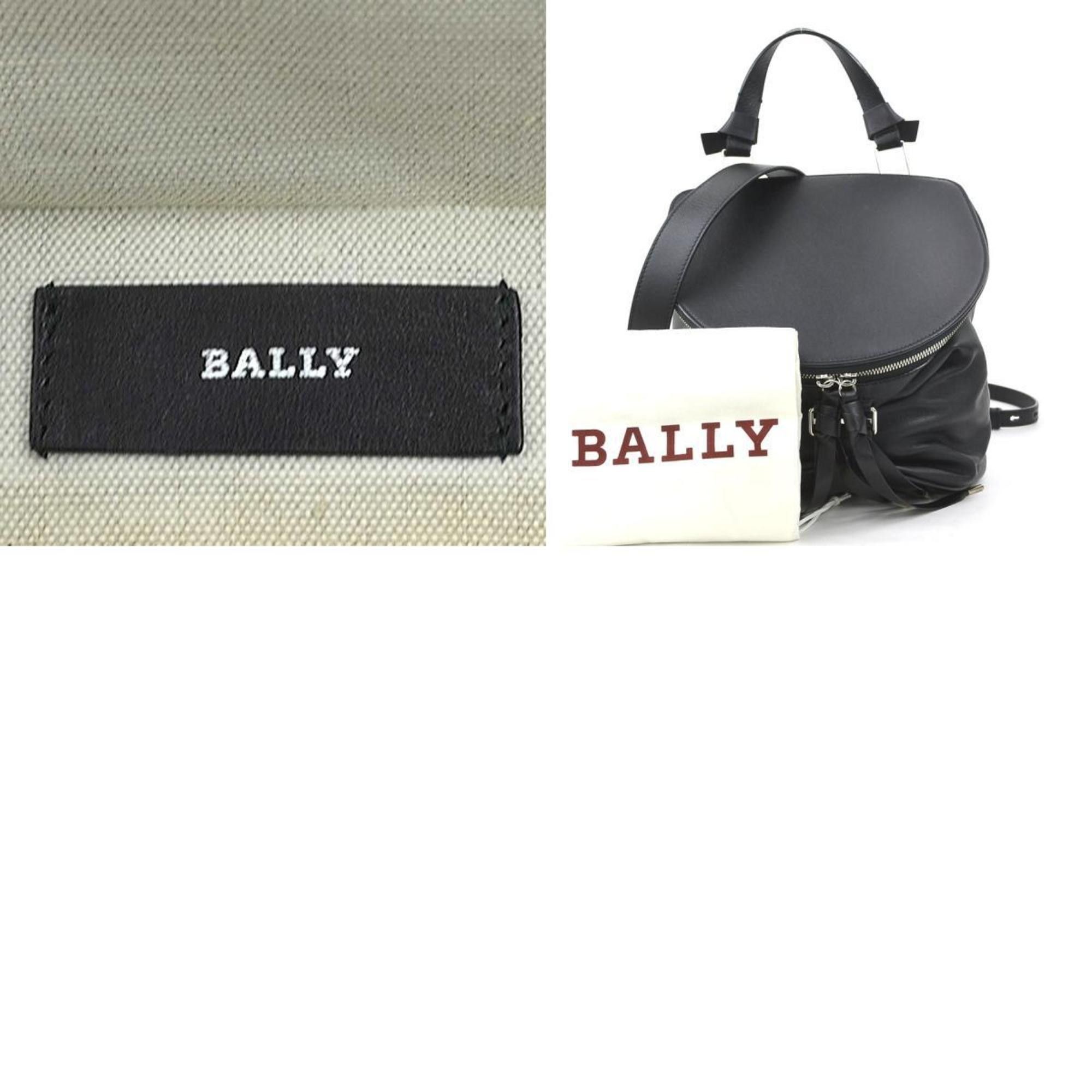 Bally BALLY Backpack Shoulder Bag HARRYET SM Leather Black Women's h31215g Size ONE SIZE - 5 Thumbnail