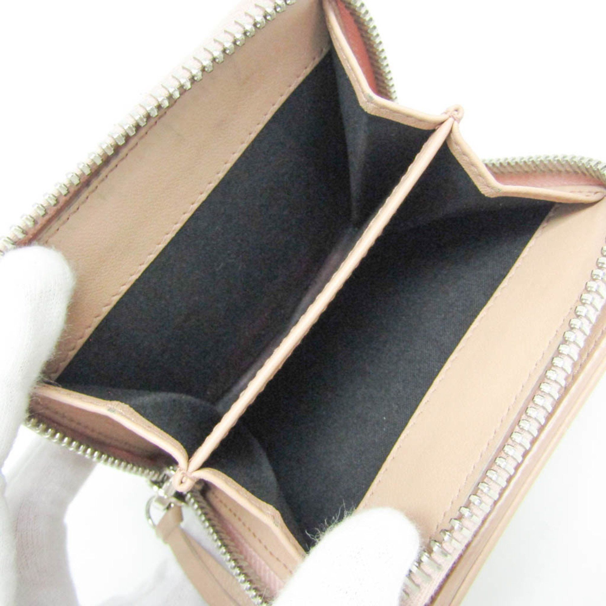 Balenciaga Balenciaga PAPIER ZA BILLFOLD 371662 Women's Calfskin Wallet (bi-fold) Beige Size ONE SIZE - 10 Thumbnail