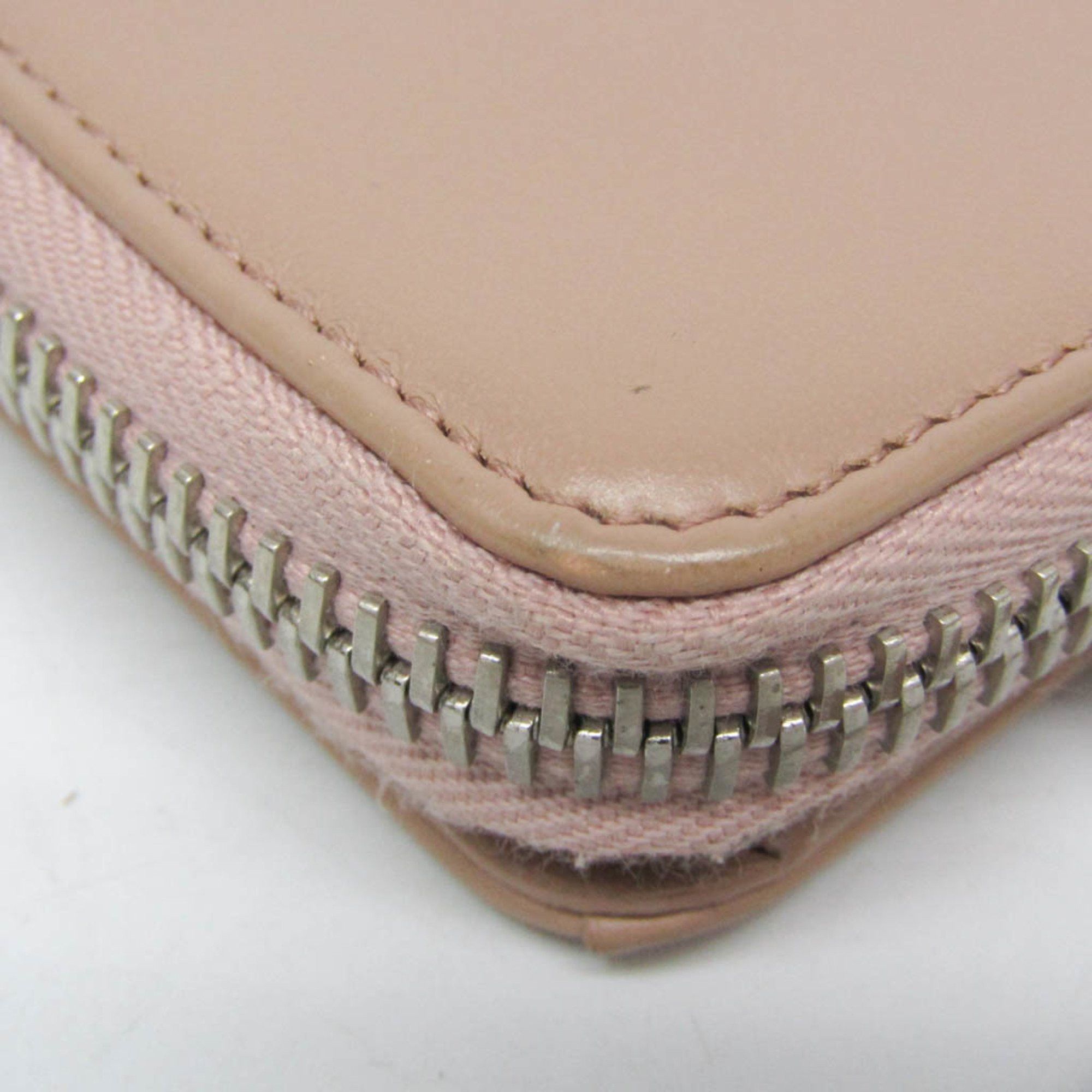 Balenciaga Balenciaga PAPIER ZA BILLFOLD 371662 Women's Calfskin Wallet (bi-fold) Beige Size ONE SIZE - 8 Thumbnail