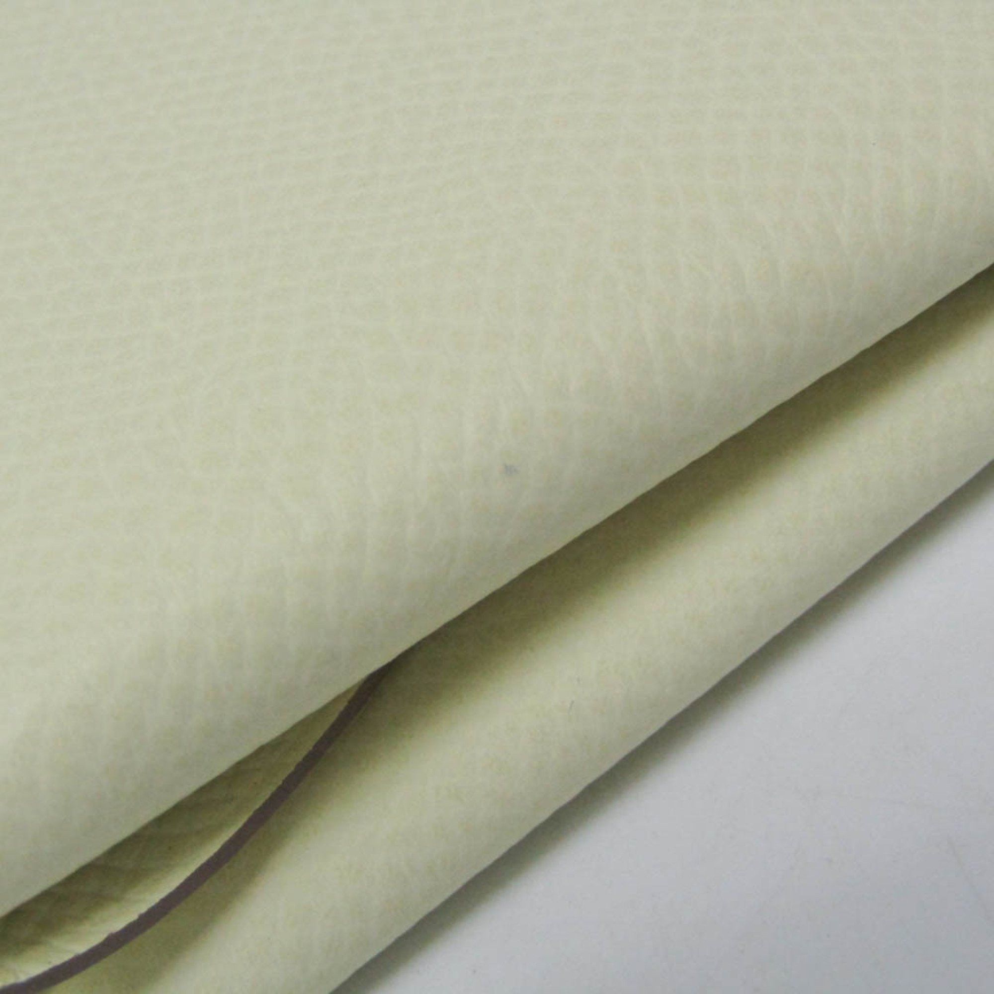 Hermes Hermes Calvi Duo Chevre 082977CK Epsom Leather Card Case Cream Size ONE SIZE - 8 Thumbnail