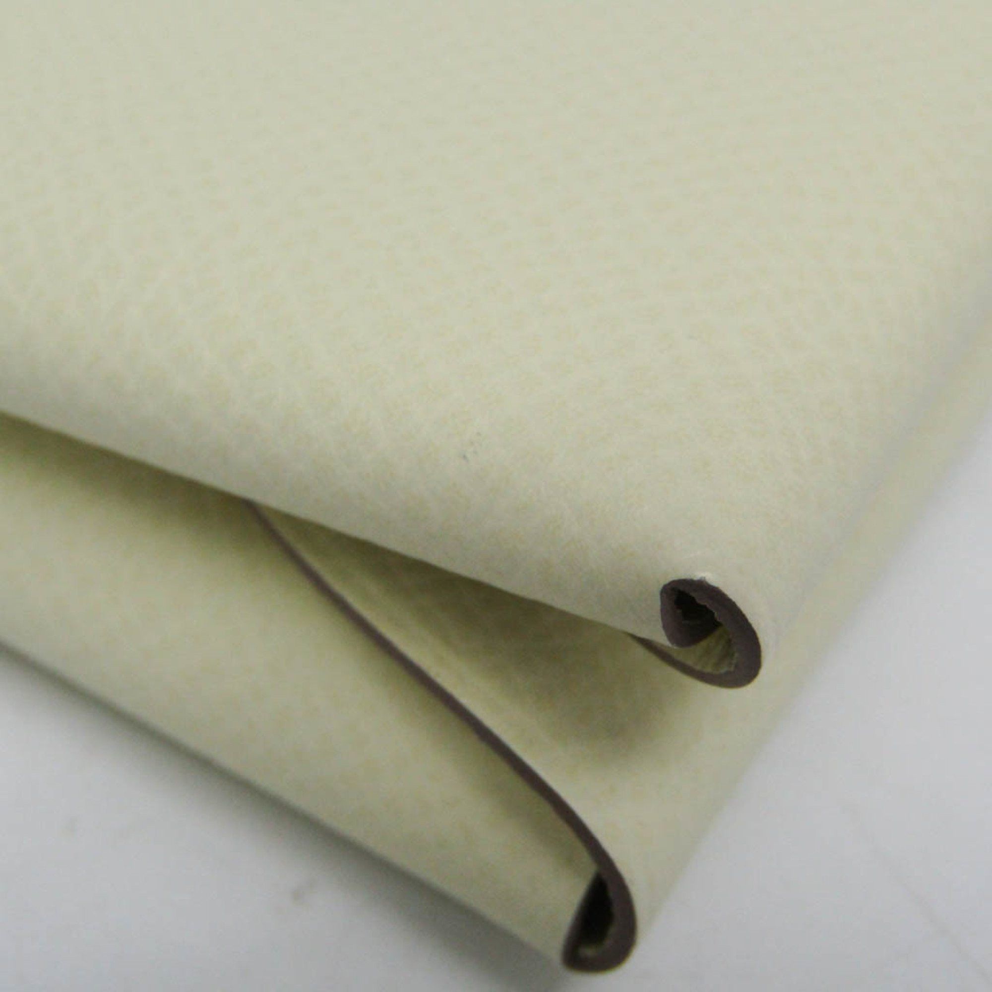 Hermes Hermes Calvi Duo Chevre 082977CK Epsom Leather Card Case Cream Size ONE SIZE - 6 Thumbnail