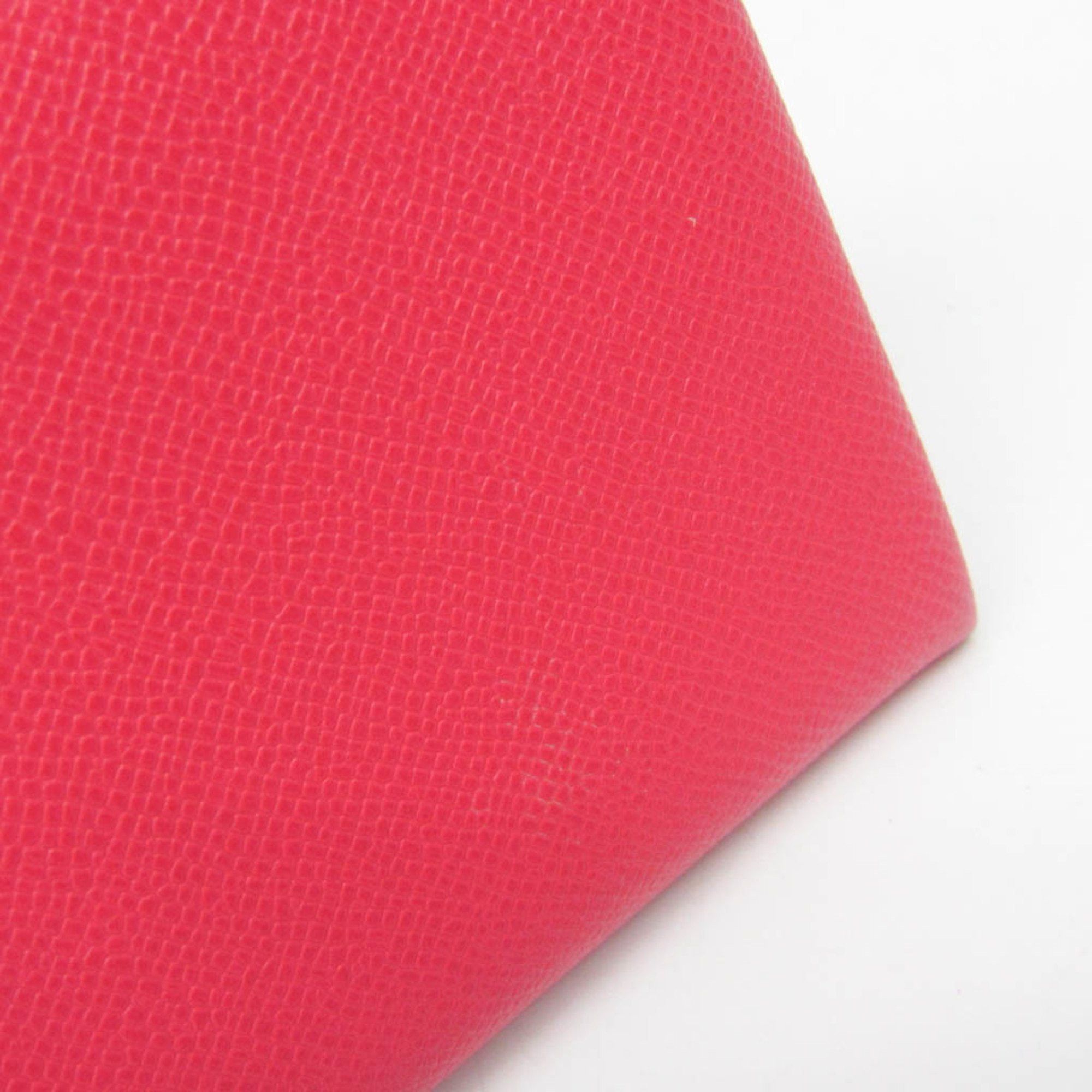 Hermes Hermes Calvi Duo Leather Card Case Ruby Size ONE SIZE - 7 Thumbnail