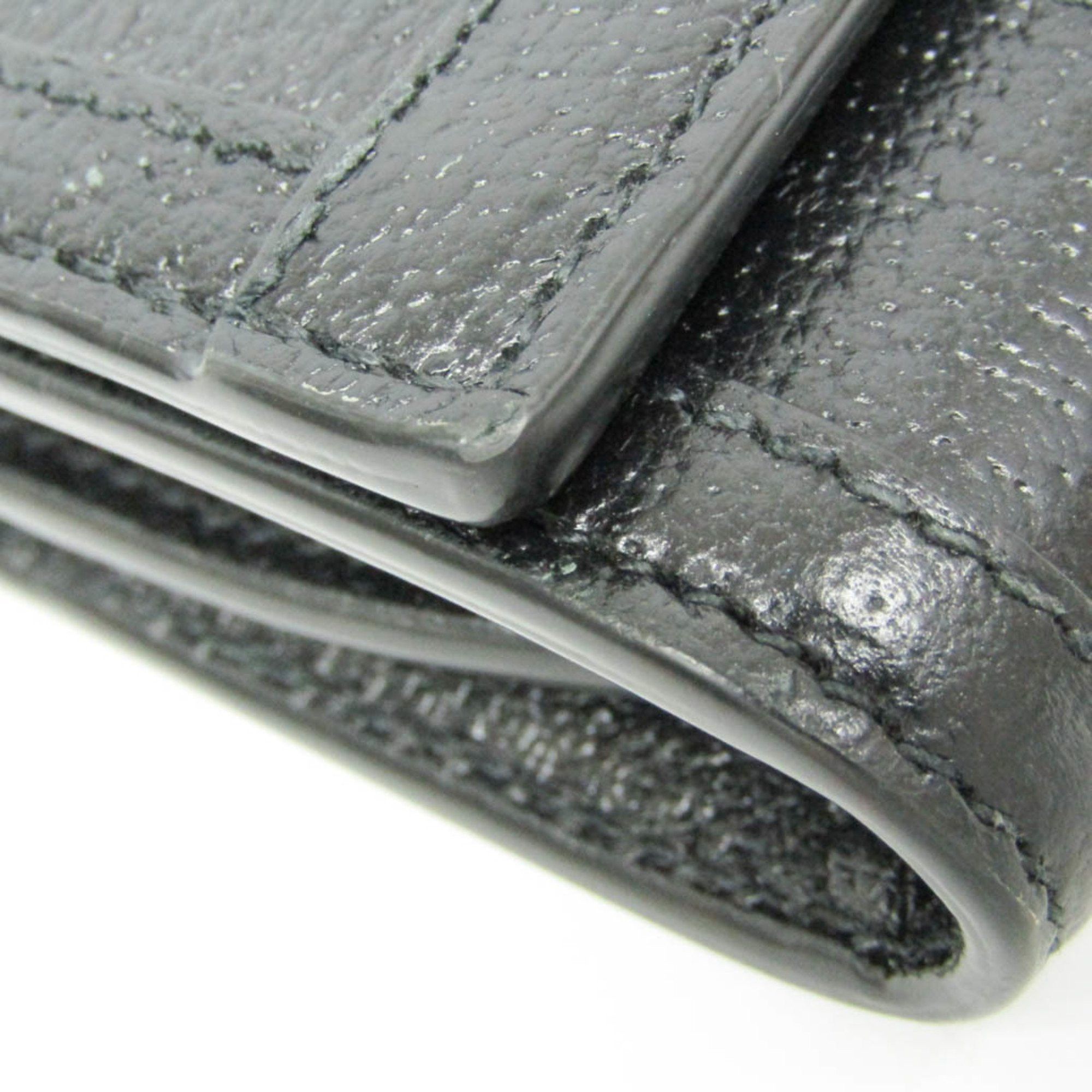 Gucci Gucci Ophidia Sherry Line Double G 719887 Men,Women Leather Wallet (bi-fold) Black Size ONE SIZE - 6 Thumbnail