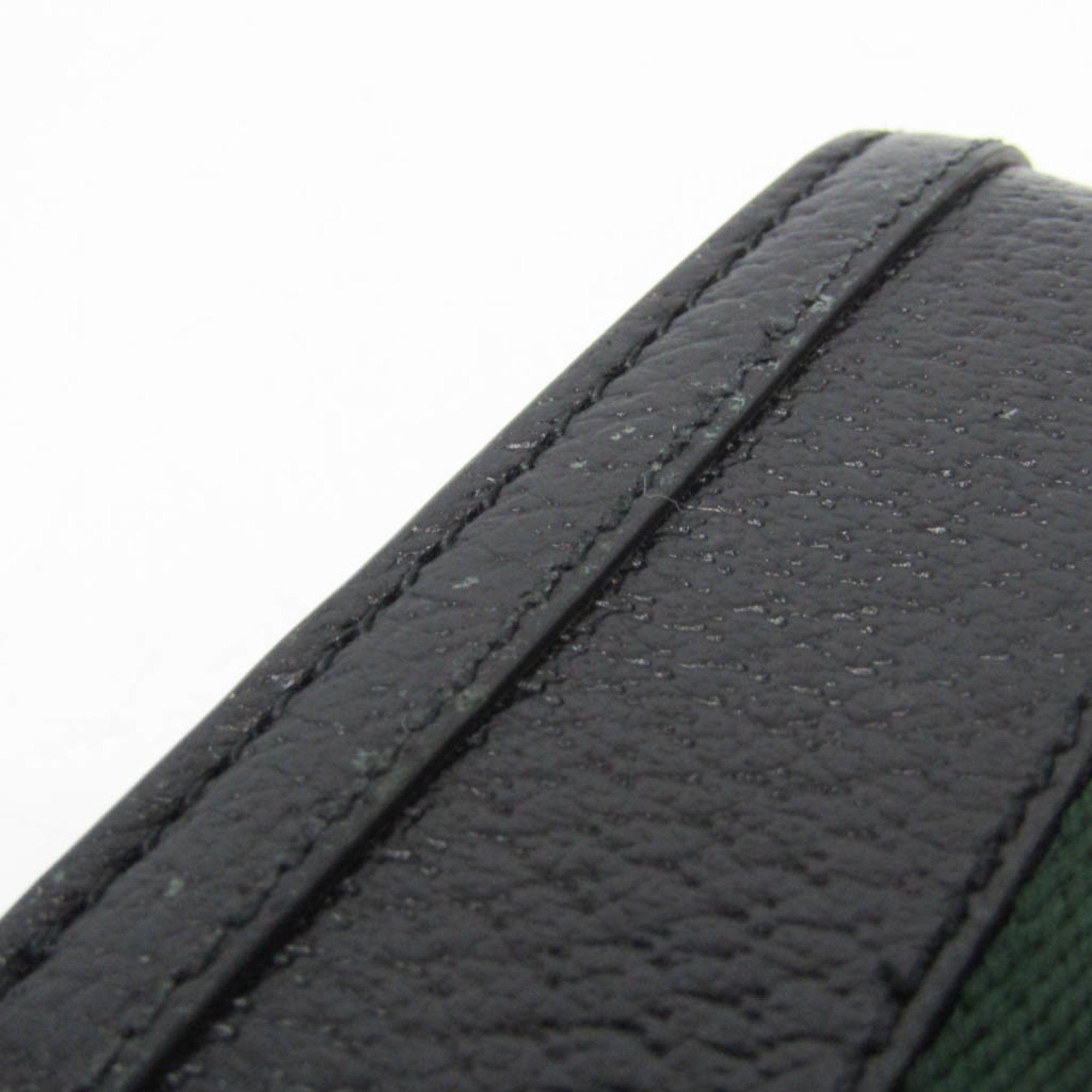 Gucci Gucci Ophidia Sherry Line Double G 719887 Men,Women Leather Wallet (bi-fold) Black Size ONE SIZE - 9 Thumbnail