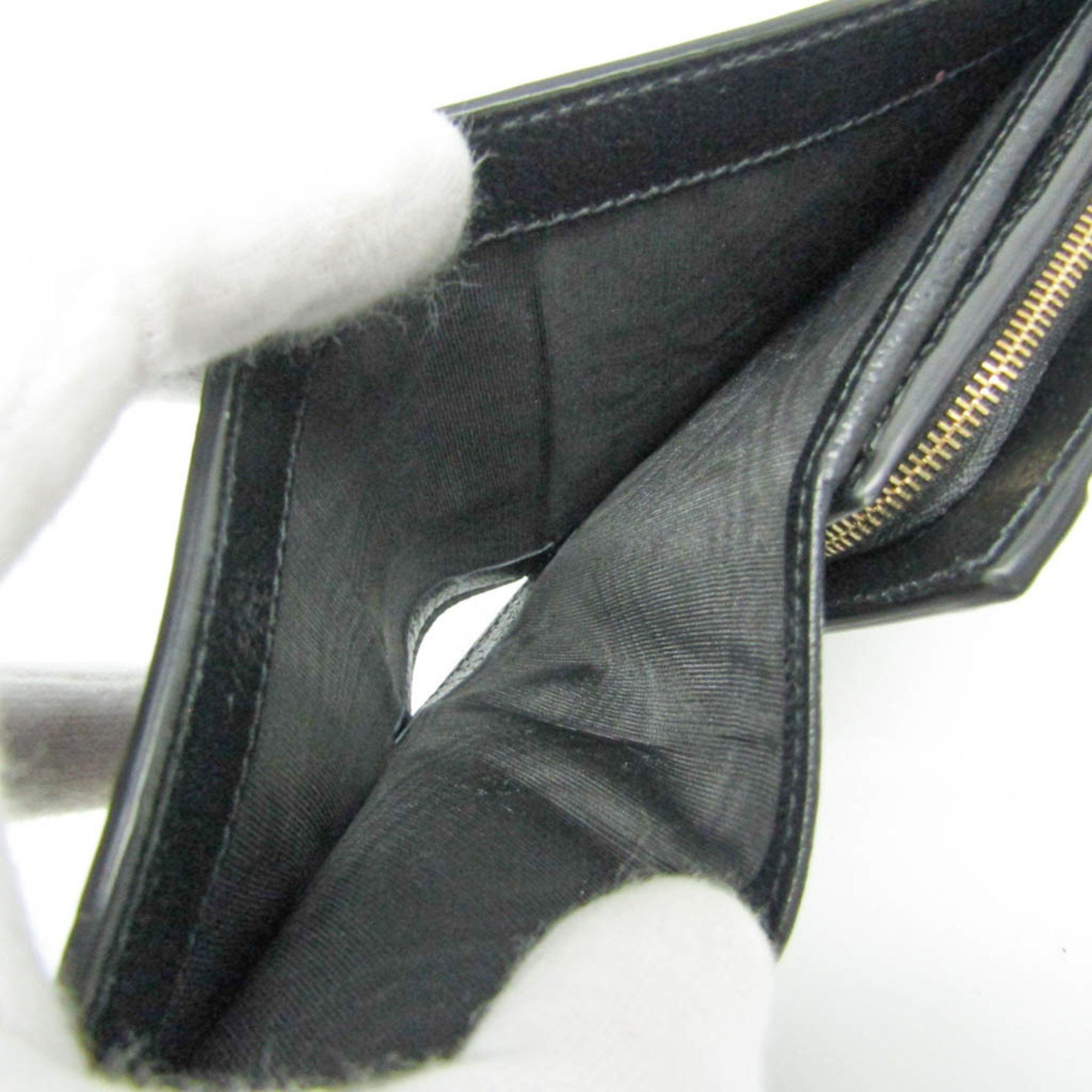Gucci Gucci Ophidia Sherry Line Double G 719887 Men,Women Leather Wallet (bi-fold) Black Size ONE SIZE - 10 Thumbnail