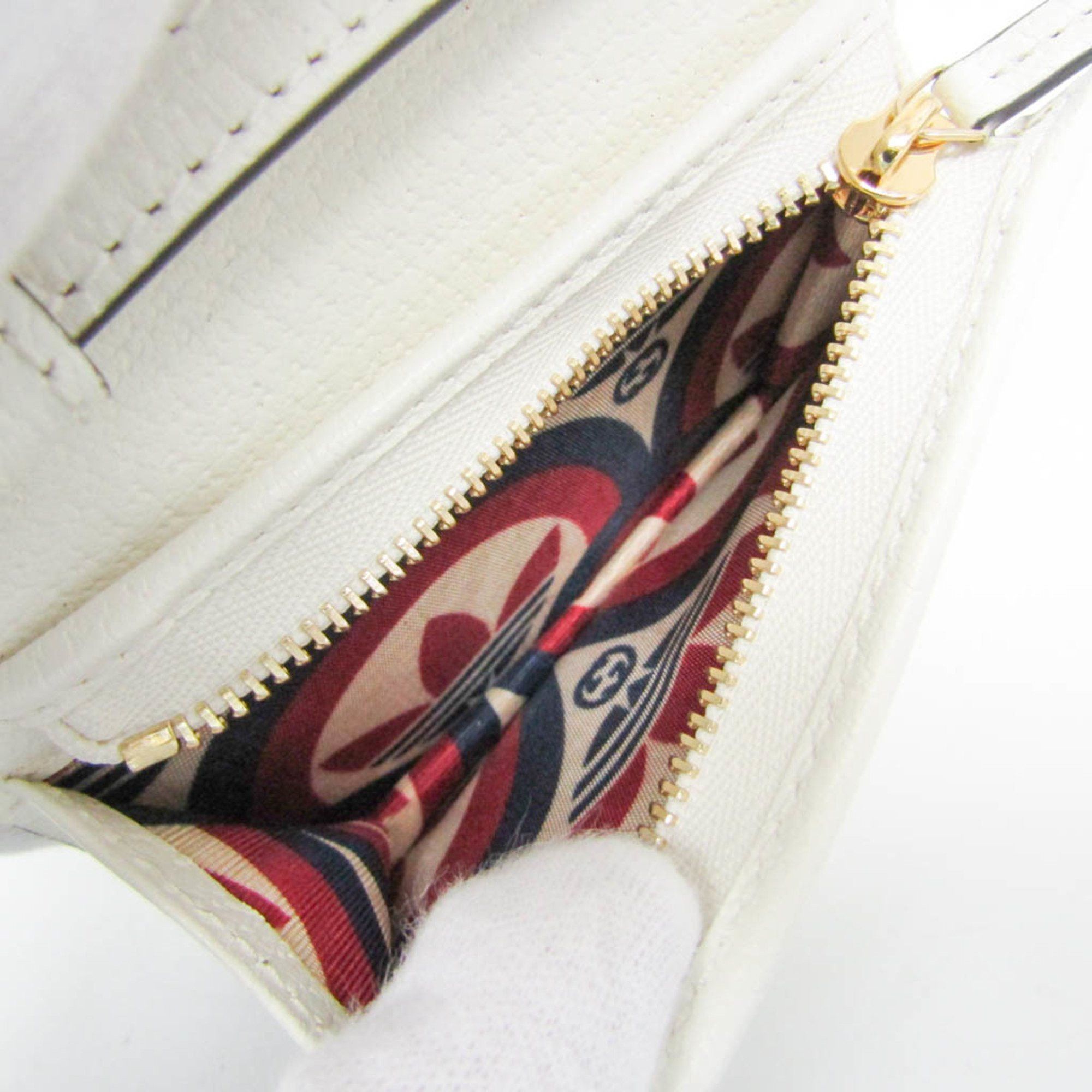 Gucci Gucci X Adidas With Hose Bit 702248 Women's Leather Chain/Shoulder Wallet Black,White Size ONE SIZE - 16 Thumbnail