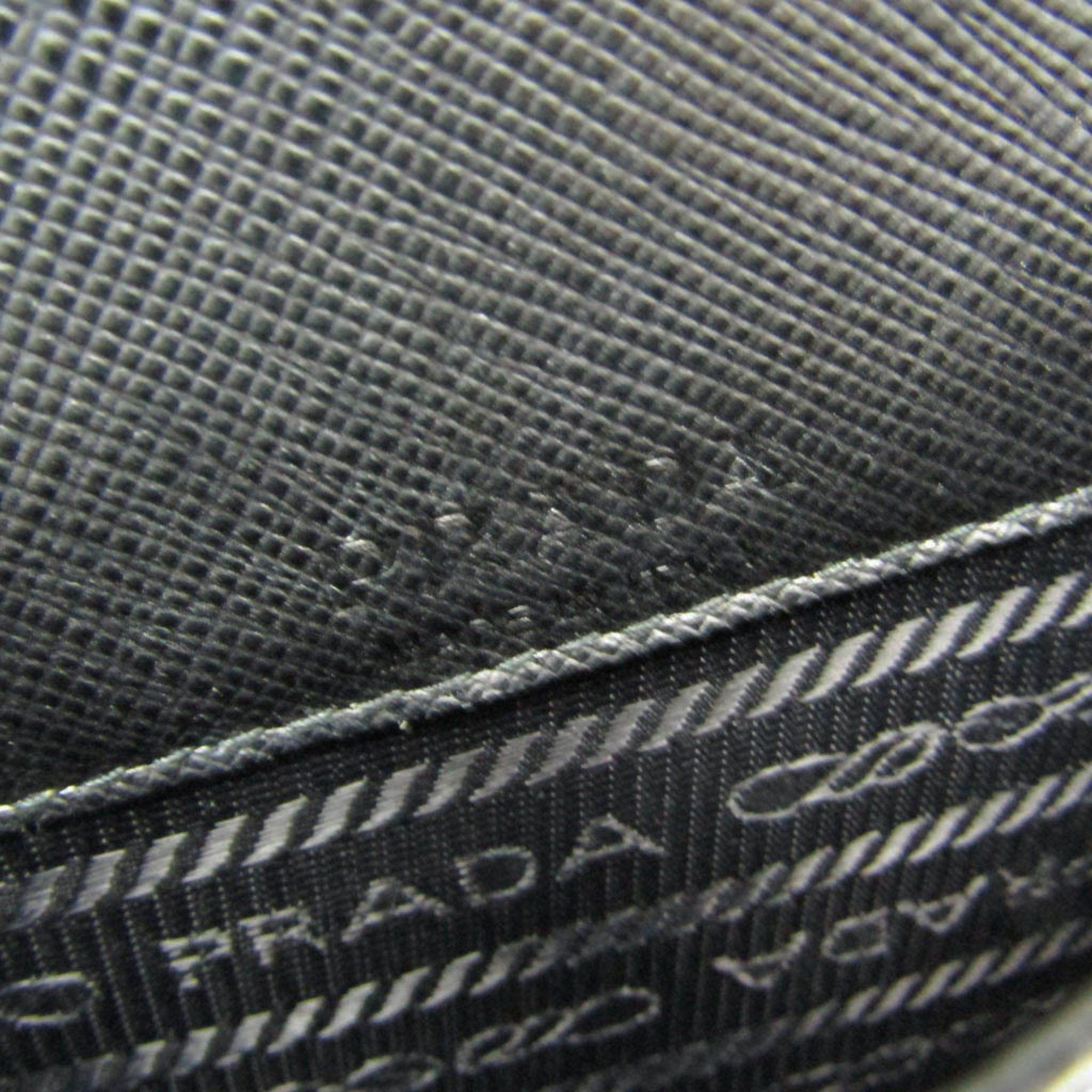 Prada Prada Saffiano Camouflage Shoulder Pouch Men,Women Leather Shoulder Bag Black,Khaki Size ONE SIZE - 13 Thumbnail