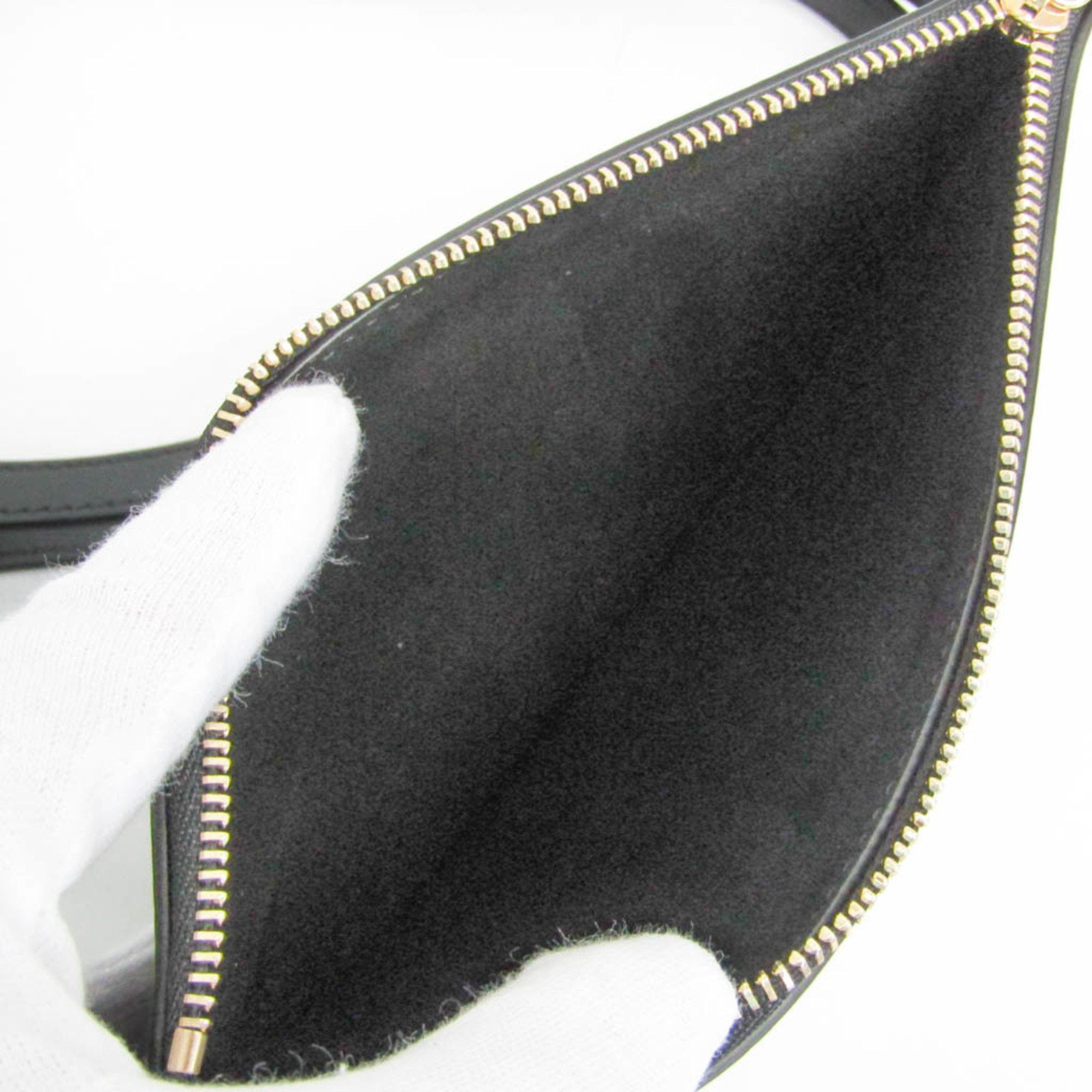 Salvatore Ferragamo Salvatore Ferragamo Charming Tote Bag AU-21/7533 Women's Leather,Canvas Shoulder Bag,Tote Bag Black,Light Brown Size ONE SIZE - 11 Thumbnail
