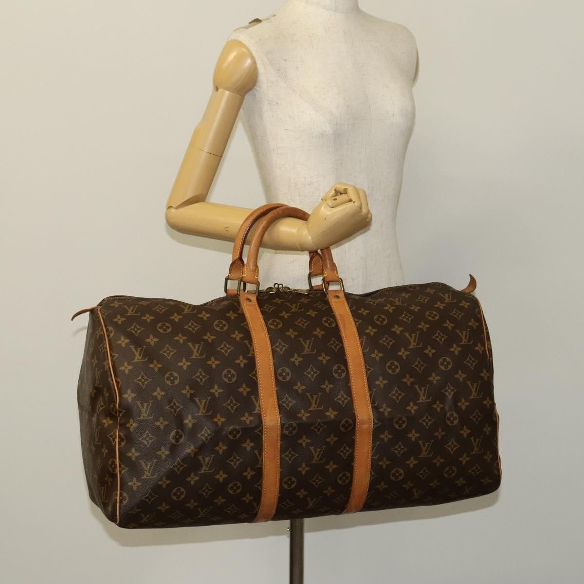 Louis Vuitton Louis Vuitton Keepall 55 travel Size ONE SIZE - 14 Thumbnail