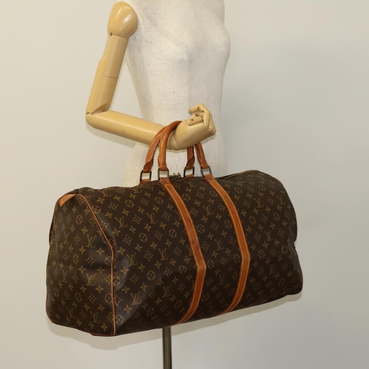 Louis Vuitton Louis Vuitton Keepall 55 travel Size ONE SIZE - 15 Thumbnail