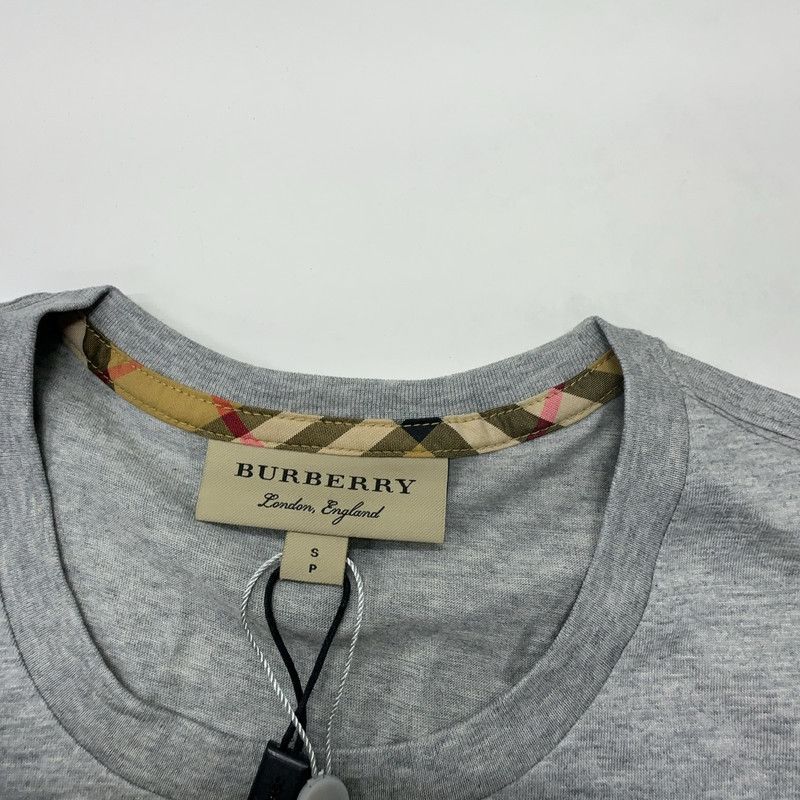Burberry Burberry Gray Embroidered Short Sleeve T-Shirt 0079 Size US S / EU 44-46 / 1 - 2 Thumbnail