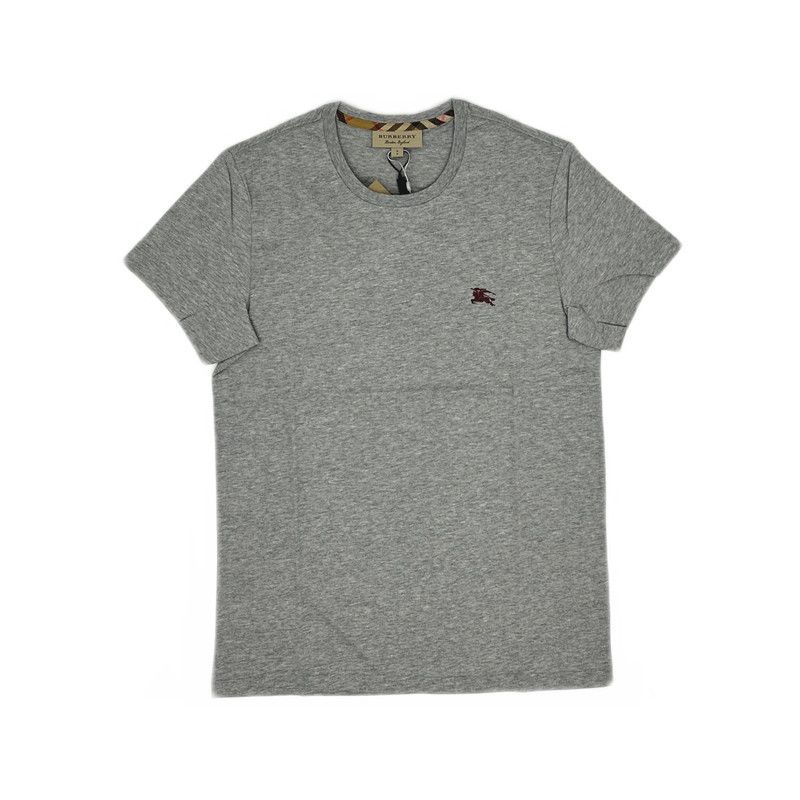 Burberry Burberry Gray Embroidered Short Sleeve T-Shirt 0079 Size US S / EU 44-46 / 1 - 6 Thumbnail