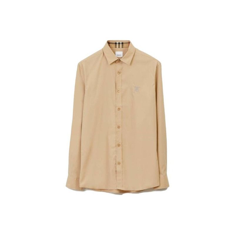 Burberry Burberry SS23 Equestrian Logo Stretch Shirt 0079 Size US S / EU 44-46 / 1 - 14 Thumbnail