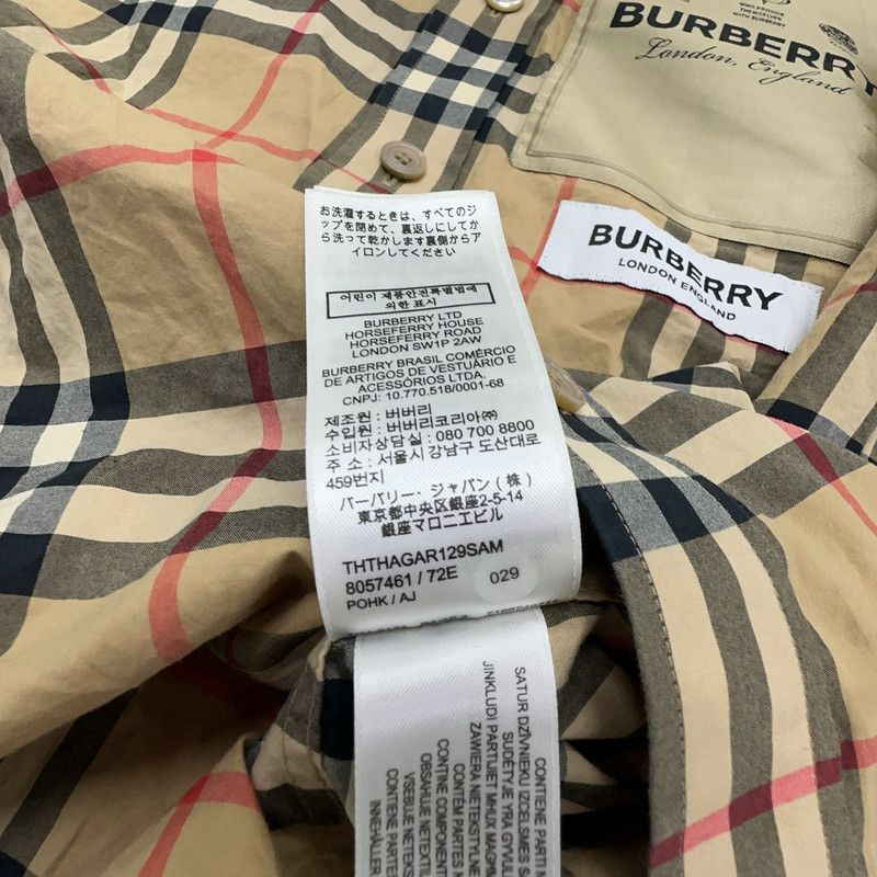 Burberry Burberry Check Long Sleeve Shirt 0079 Size US XXS / EU 40 - 10 Thumbnail