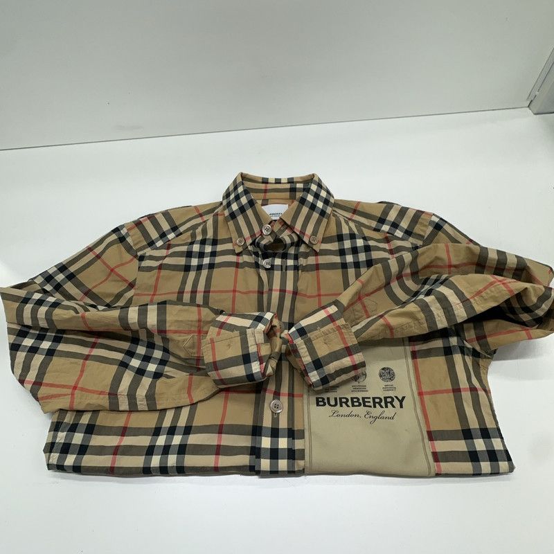 Burberry Burberry Check Long Sleeve Shirt 0079 Size US XXS / EU 40 - 4 Thumbnail