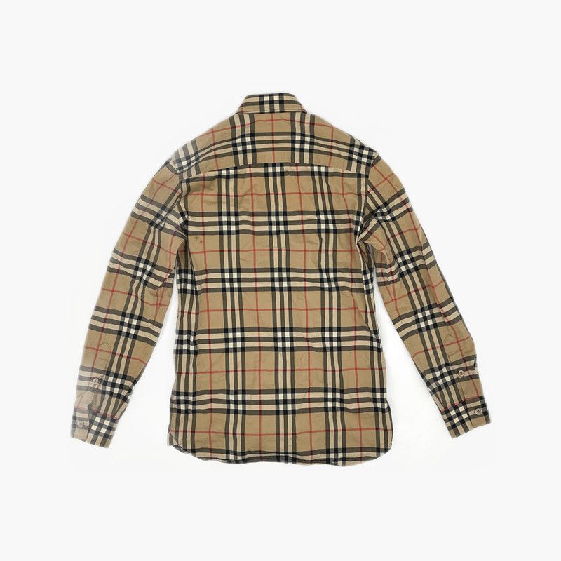 Burberry Burberry Check Long Sleeve Shirt 0079 Size US XXS / EU 40 - 2 Thumbnail