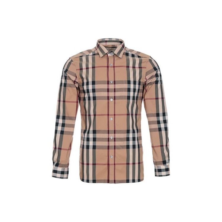 Burberry Burberry Check Long Sleeve Shirt for Men 0079 Size US S / EU 44-46 / 1 - 9 Thumbnail
