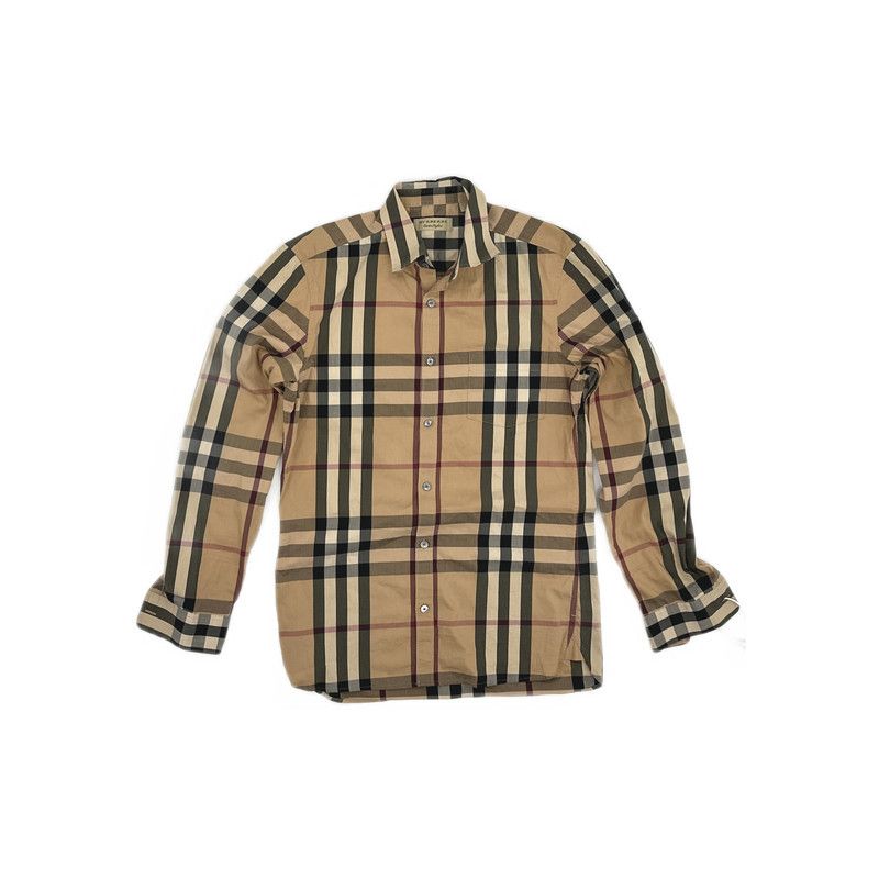 Burberry Burberry Check Long Sleeve Shirt for Men 0079 Size US S / EU 44-46 / 1 - 8 Thumbnail