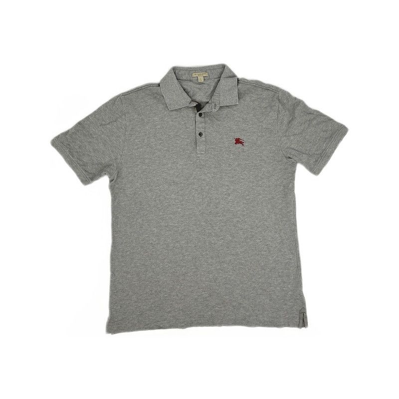 Burberry Burberry Classic Logo Gray Polo Shirt for All 0079 Size US XL / EU 56 / 4 - 8 Thumbnail