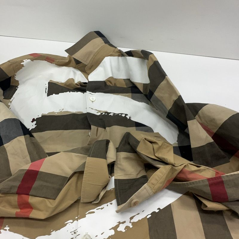 Burberry Burberry Printed Plaid Relaxed Long Sleeve Shirt 0079 Size US M / EU 48-50 / 2 - 6 Thumbnail