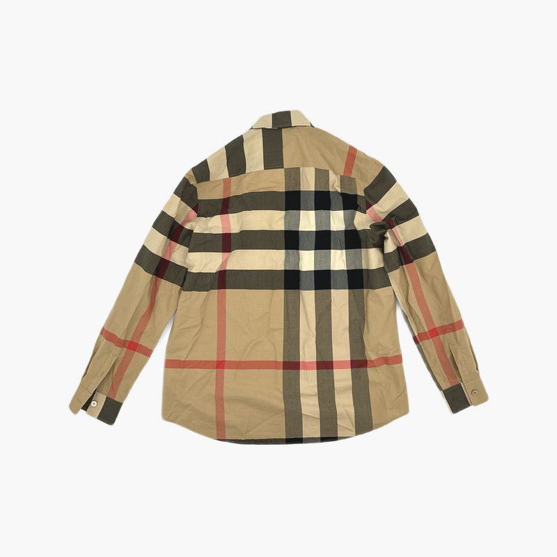 Burberry Burberry Printed Plaid Relaxed Long Sleeve Shirt 0079 Size US M / EU 48-50 / 2 - 8 Thumbnail