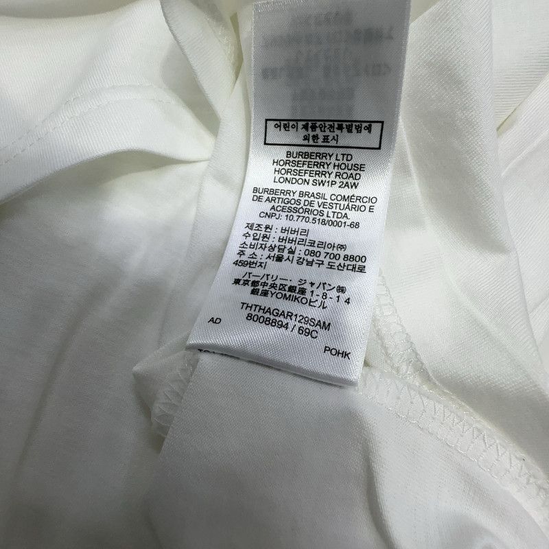Burberry Burberry Simple Logo Short Sleeve T-Shirt 0079 Size US M / EU 48-50 / 2 - 4 Thumbnail