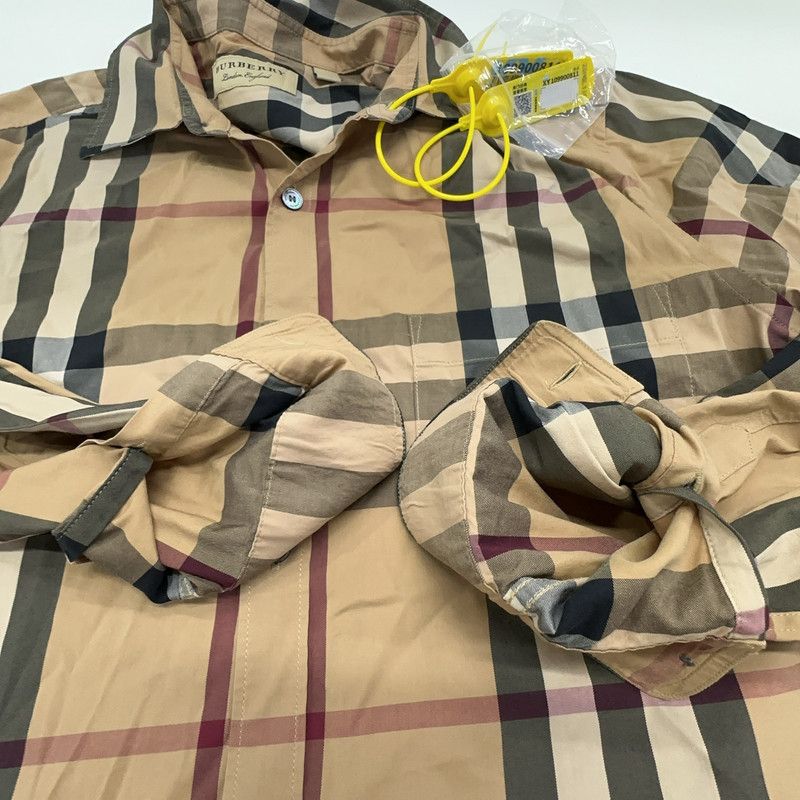 Burberry Burberry Plaid Button-Up Long Sleeve Shirt 0079 Size US M / EU 48-50 / 2 - 4 Thumbnail