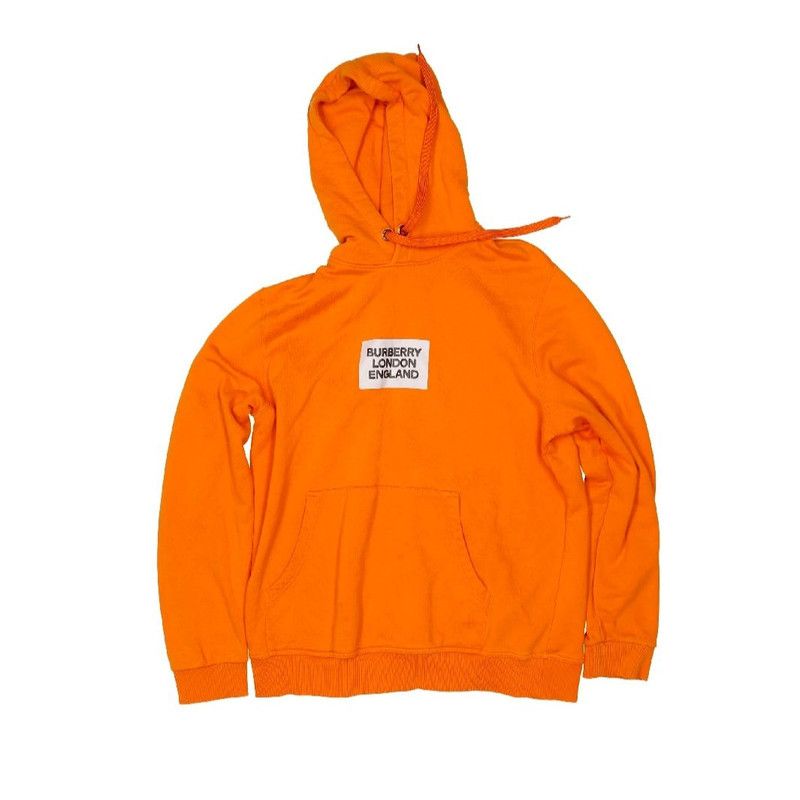 Burberry Burberry Orange Hooded Sweatshirt 0079 Size US L / EU 52-54 / 3 - 3 Thumbnail