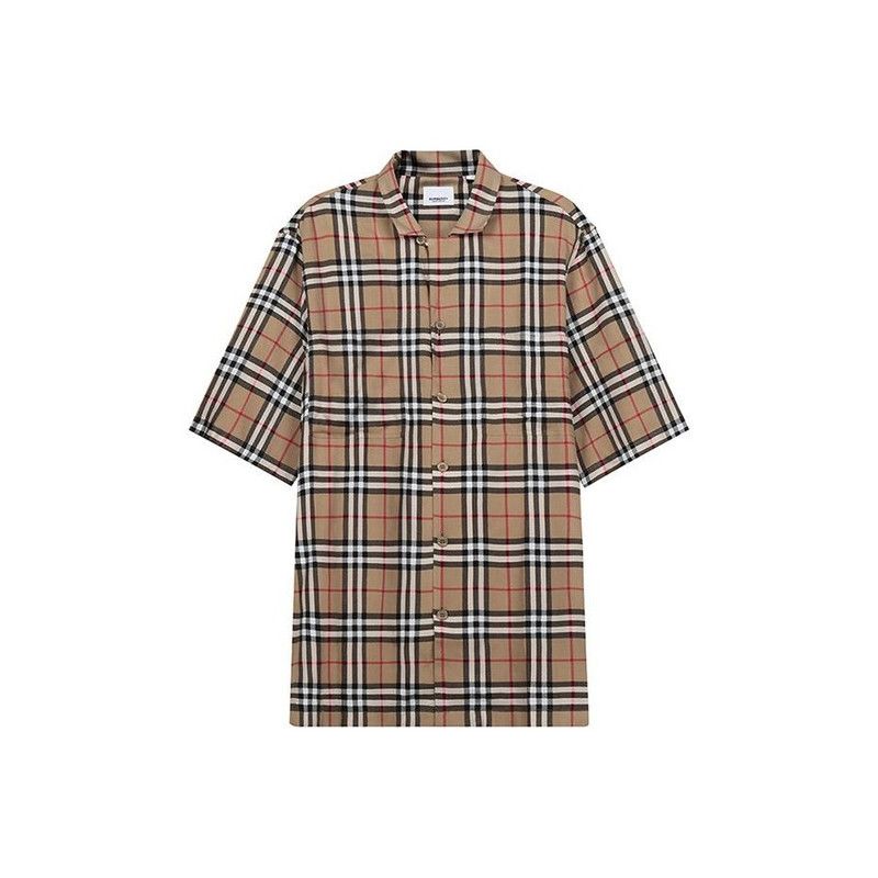 Burberry Burberry Vintage Plaid Short Sleeve Shirt 0079 Size US XS / EU 42 / 0 - 2 Thumbnail