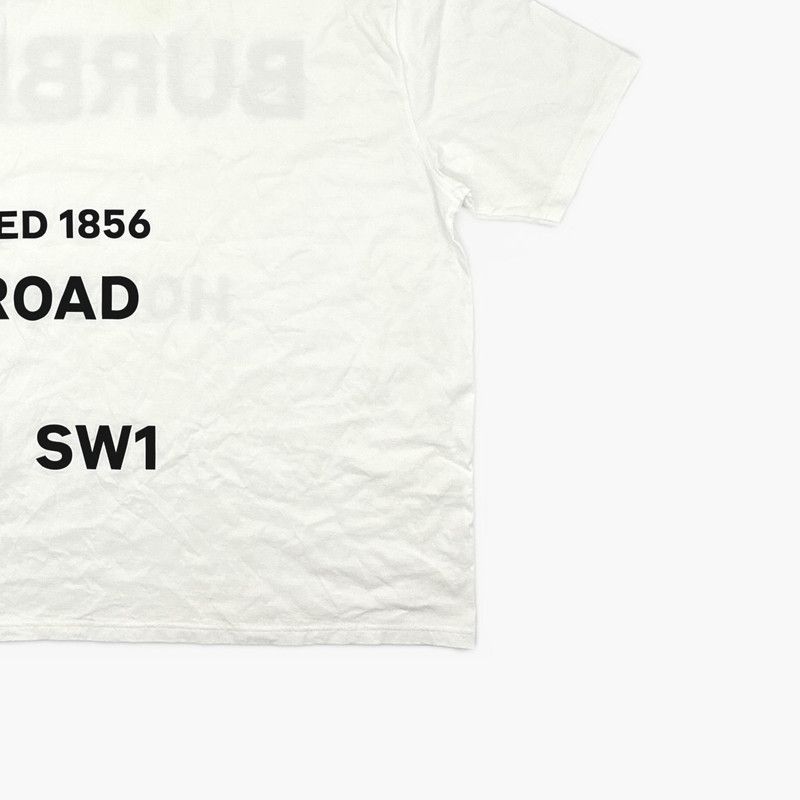 Burberry Burberry Horseferry Oversized White T-Shirt 0079 Size US XXL / EU 58 / 5 - 7 Thumbnail