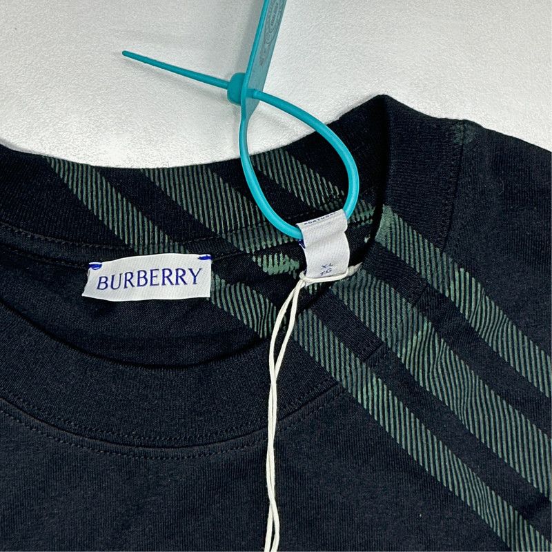 Burberry Burberry Colorful Plaid Print Short Sleeve T-Shirt 0079 Size US XL / EU 56 / 4 - 4 Thumbnail