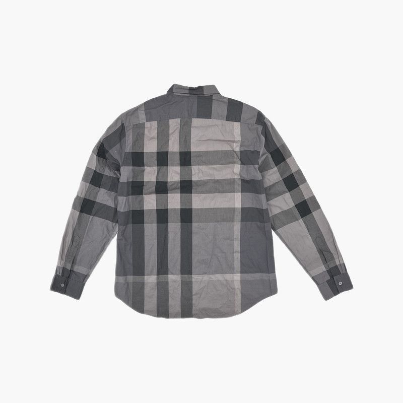 Burberry Burberry Brown Long Sleeve Checked Shirt 0079 Size US L / EU 52-54 / 3 - 4 Thumbnail