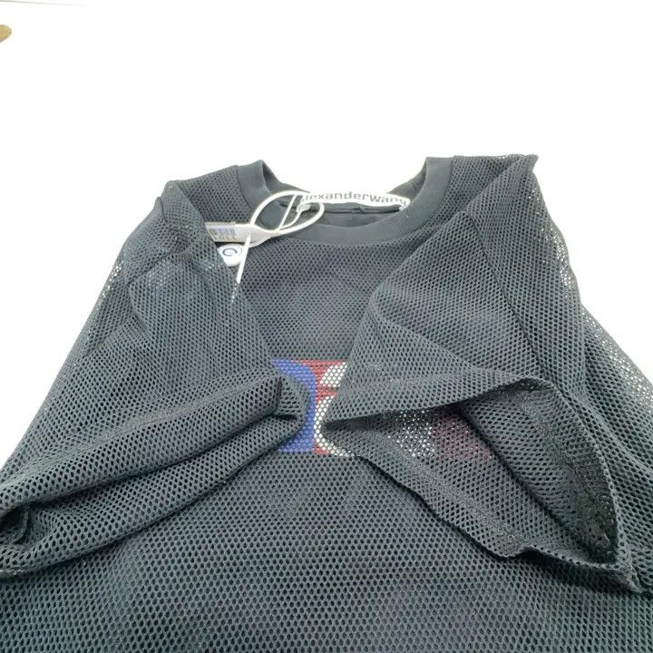 Alexander Wang Alexander Wang Stylish Black Short Sleeve Top 0079 Size M / US 6-8 / IT 42-44 - 8 Thumbnail