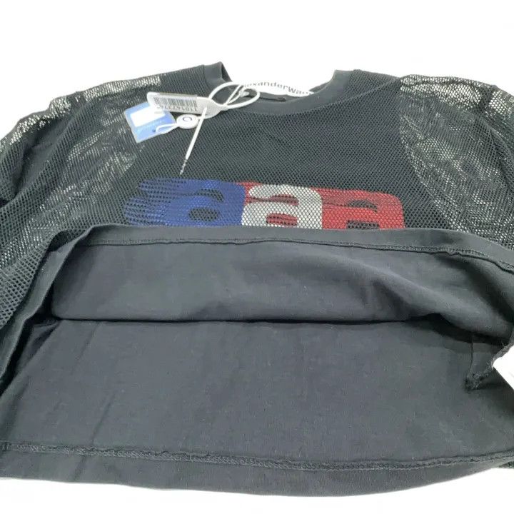 Alexander Wang Alexander Wang Stylish Black Short Sleeve Top 0079 Size M / US 6-8 / IT 42-44 - 7 Thumbnail