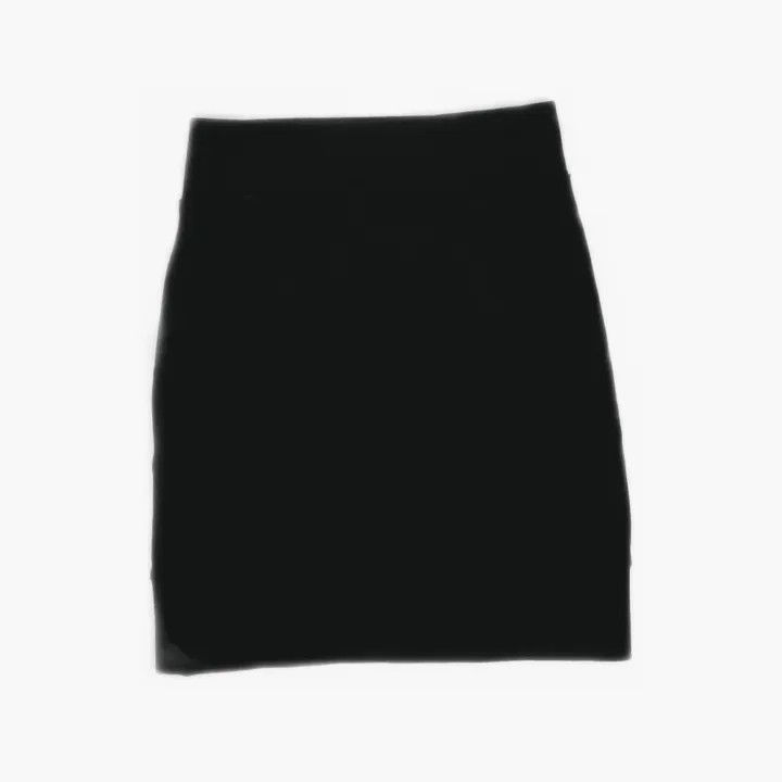 Alexander Wang Alexander Wang Black High-Waisted Skirt 0079 Size 22" - 3 Thumbnail