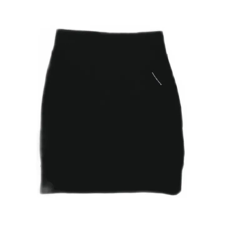 Alexander Wang Alexander Wang Black High-Waisted Skirt 0079 Size 22" - 2 Thumbnail