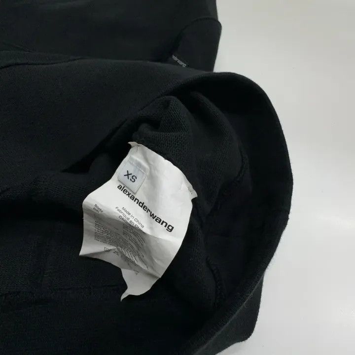 Alexander Wang Alexander Wang Black High-Waisted Skirt 0079 Size 22" - 4 Thumbnail