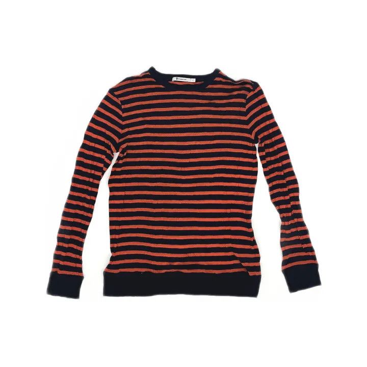 Alexander Wang Alexander Wang Casual Striped Long Sleeve Top 0079 Size XS / US 0-2 / IT 36-38 - 2 Thumbnail