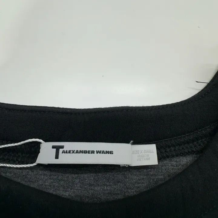 Alexander Wang Alexander Wang Casual Solid Color Round Neck T-Shirt 0079 Size XS / US 0-2 / IT 36-38 - 5 Thumbnail