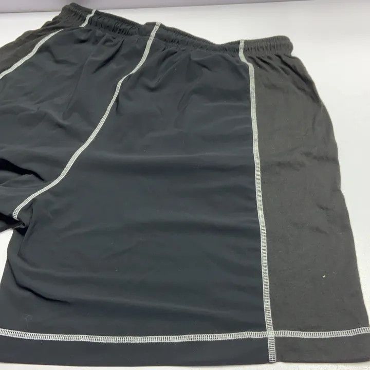 Adidas Alexander Wang Black Tear Logo Casual Shorts 0079 Size 28" / US 6 / IT 42 - 10 Thumbnail