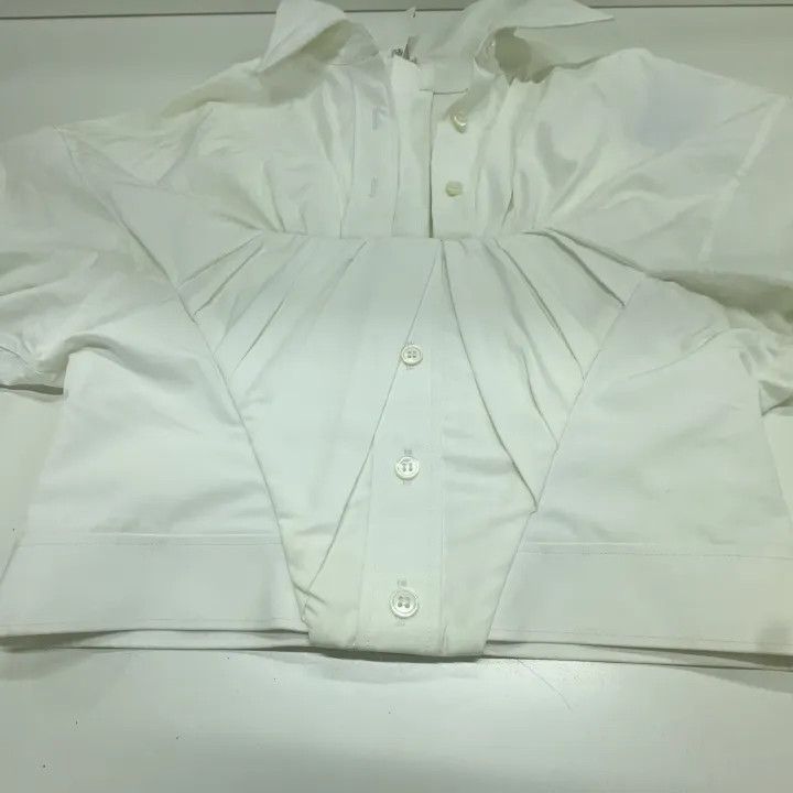 Alexander Wang Alexander Wang Stylish Cropped Long Sleeve Shirt 0079 Size S / US 4 / IT 40 - 8 Thumbnail
