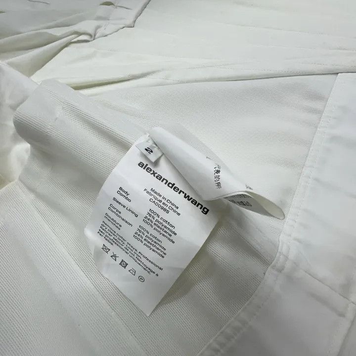 Alexander Wang Alexander Wang Stylish Cropped Long Sleeve Shirt 0079 Size S / US 4 / IT 40 - 4 Thumbnail
