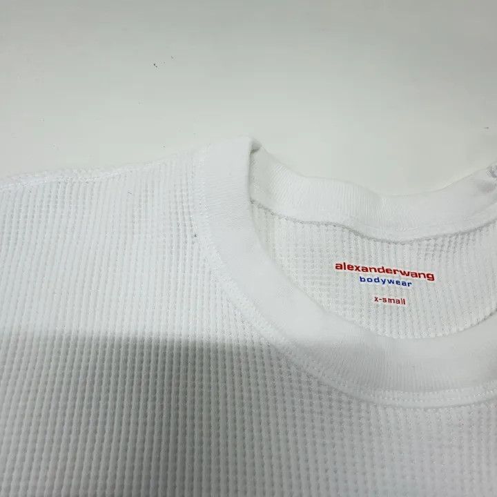 Alexander Wang Alexander Wang Long Sleeve Waffle Tee 0079 Size XS / US 0-2 / IT 36-38 - 6 Thumbnail